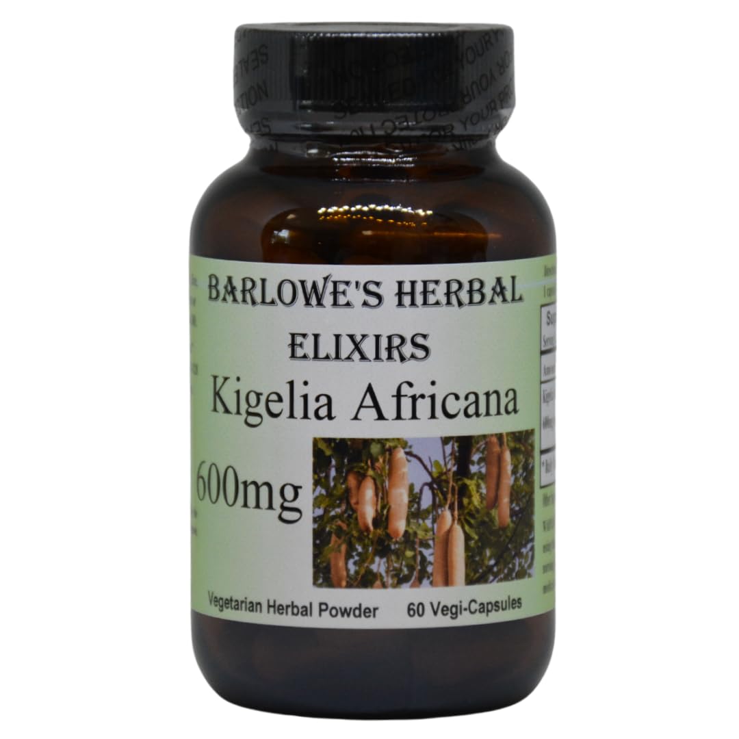Amazon.com: Barlowe's Herbal Elixirs Kigelia Africana | 600 mg Per
